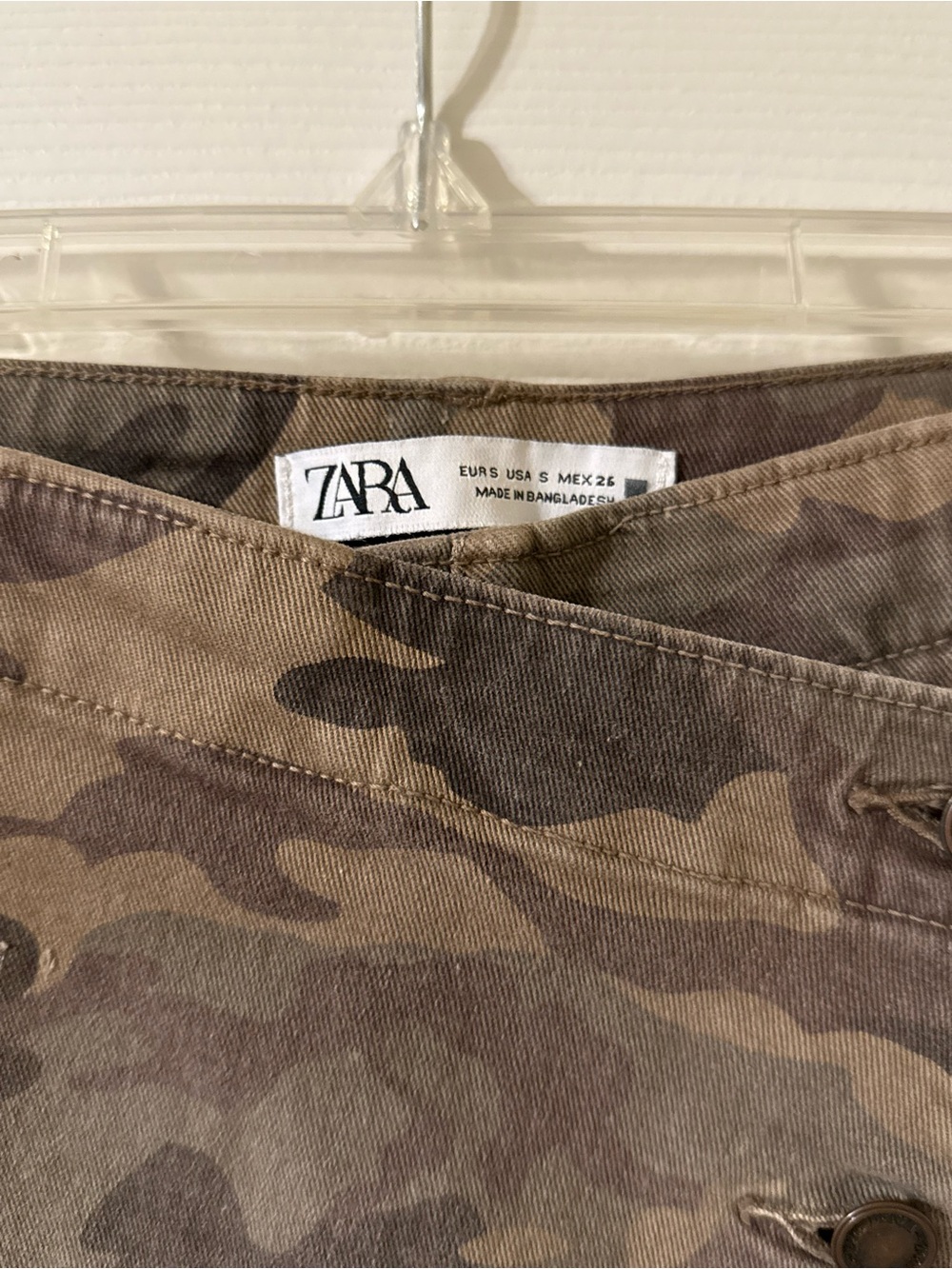 Zara Camo Wrap Skort - Picture 2 of 3